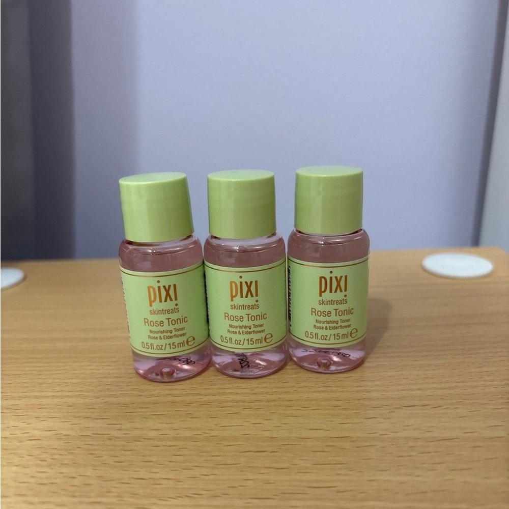 3 Count of Pixi Rose Toners